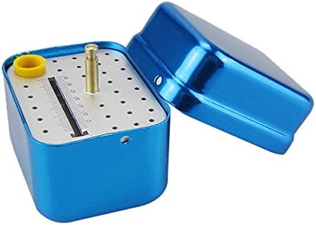 High Speed Burs Holder Block Gutta Percha Point Disinfection Box with Ruler