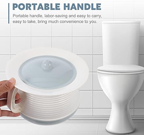 KALLORY Portable Spittoon with Lid 8.07X8.07X5.31In Covered Chamber Pot Night Urinal for Home and Hospital Use Adult Bedpan Urine Bucket