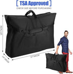 Upgraded Rollator Travel Bag, 840D Extra-Large Wheelchair Travel Bag, Carry Bags with Padded Straps for Folding Rollator Walkers, Transport Chairs, Car and Airplane TSA Traveling (37”L X 29”H X 14”W)