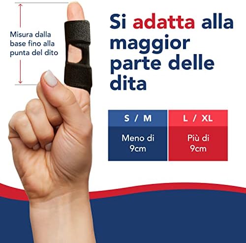 Dr. Arthritis Doctor Developed Finger Splint Trigger Finger Brace Middle, Ring & Pointer Finger, Finger Splints for Straightening (Black, S/M, Finger Splint)