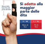 Dr. Arthritis Doctor Developed Finger Splint Trigger Finger Brace Middle, Ring & Pointer Finger, Finger Splints for Straightening (Black, S/M, Finger Splint)