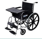 DKULMN Wheelchair Lap Tray, Wheelchair Tray Table Portable Universal Tray Table with Cup Holder for Eating, Reading, Resting Wheelchair armrests