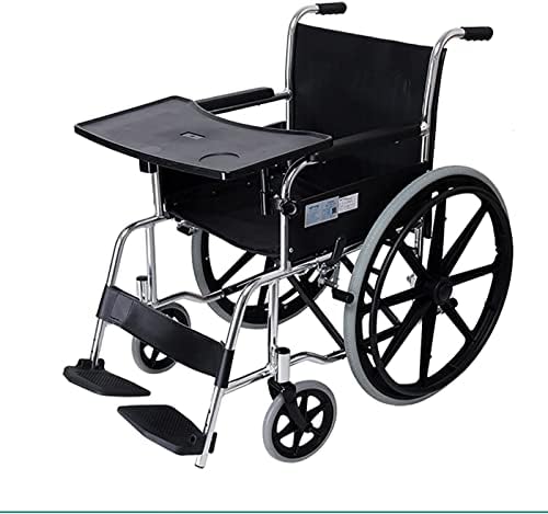 DKULMN Wheelchair Lap Tray, Wheelchair Tray Table Portable Universal Tray Table with Cup Holder for Eating, Reading, Resting Wheelchair armrests