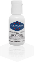 Food Coloring AmeriColor - Bright White Soft Gel Paste, .75 Ounce