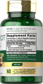 Carlyle Kudzu Root | 100 Extract Capsules | Non-GMO and Gluten Free Formula | Traditional Herbal Supplement