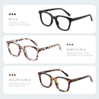 Reading Glasses for Women Men - Blue Light Blocking Magnifying Readers,Oprah Square Anti-Glare Computer Eyeglasses