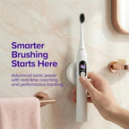 Burst Pro 2.0 Sonic Toothbrush for Adults (White) | Electric Toothbrush with Smart Pressure Sensor | Soft Bristles | 5 Modes/Refined Scoring System | USB-C Charging | Magnetic Wall Mount