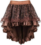 Corset Dress 3 Set Skirt Tutu Set Corsets for Women Steampunk Gothic Punk Leather Bustier Pirate Costume