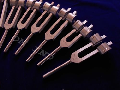 Human Organ 15 pc Weighted Tuning Fork for Healing with Velvet Bag & Activator