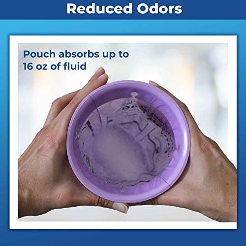 The Original Carebag Disposable Emesis CareBag with Super Absorbent Pouch- Absorbs 16 oz, No More Leaks and Splashes- Single Use- Reduces Odors, 20 Vomit Bags