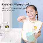 Bibs,Extra large bibs for Toddlers, Towel Bibs,Waterproof and super absorbent.