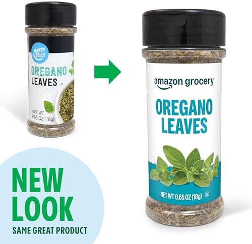 Amazon Grocery, Oregano Leaves, 0.65 Oz