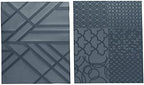 Sculpey Tools Geometric Texture Sheet Set, Reusable 2 Piece Set, Great for All Types of DIY Crafts, Polymer Clay, Jewelry Making and Mixed Media, Great for All Skill Levels