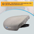M PAIN MANAGEMENT TECHNOLOGIES Lift Assist Cushion for Elderly by Seat Boost, Portable Lifting Cushion Mobility Aid Non-Electric, Firm Memory Foam Support up to 350 lbs