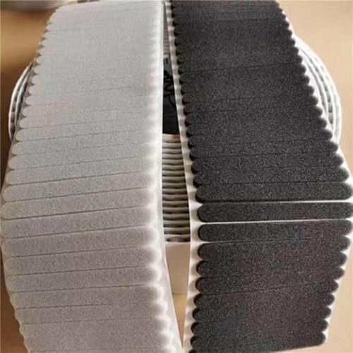 100 Pcs Anti-Fog Nose Bridge Pads for N95 Masks, Sponge Foam Cushion,90x10mm, 5mm Thick(Grey)