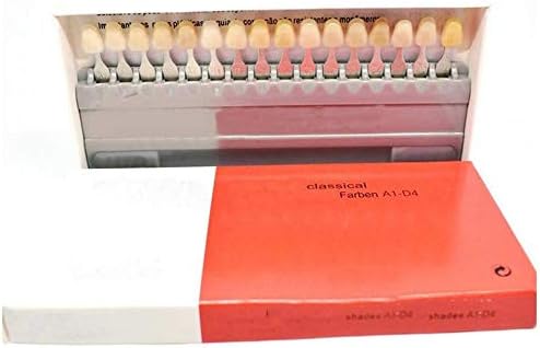 Dental 16 color chart Digital Shade Guide Tooth Color Comparator