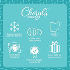 Cheryl's Cookies® Easter or Spring Gift Box, with 100 Buttercream-Frosted Sugar Cookies, Individually Wrapped, Easter or Spring Gift for Loved Ones, Family, Friends