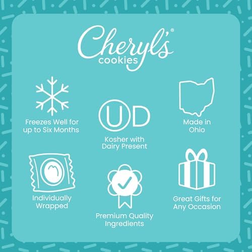 Cheryl's Cookies® Easter or Spring Gift Box, with 72 Buttercream-Frosted Sugar Cookies, Individually Wrapped, Easter or Spring Gift for Loved Ones, Family, Friends