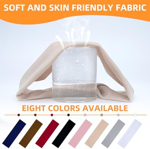 8PCS Summer-Exclusive Non Slip Sports Elastic Soft Running Fashion Headbands Absorb Sweat for Women & Men Working Out, Travel