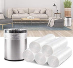 Small Trash Bags, Magesh 4 Gallon Trash Bag/Small Garbage Bags, Strong Wastebasket Liners for Bathroom Bedroom Office Trash Can, Clear 200 Counts