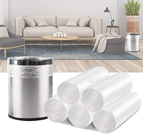 Small Trash Bags, Magesh 4 Gallon Trash Bag/Small Garbage Bags, Strong Wastebasket Liners for Bathroom Bedroom Office Trash Can, Clear 200 Counts