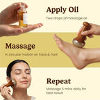 Kansa Wand Vatki Ayurveda Foot Massager - Indian Skincare Tool - SWA Kansa Wand for Feet & Face Relazation, Wellness & Detox - Ayurveda Gifts (Single Big Bowl)