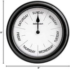 NRS Days of The Week Clock Ideal for Dementia and Alzheimer's (Eligible for VAT Relief in The UK)