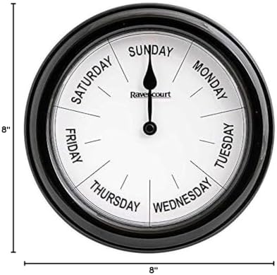 NRS Days of The Week Clock Ideal for Dementia and Alzheimer's (Eligible for VAT Relief in The UK)