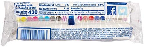 Hostess Donettes Mini Donuts, Frosted, 3 Ounce, 10 Count