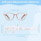 Optical Vernier Pupillary Distance Ruler, Plastic PD Measuring Tool for Eyeglasses, Ophthalmic Pupil Distance Measurement Tool