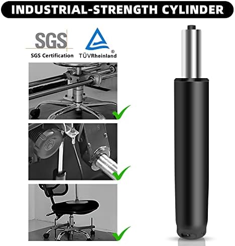 Omyoffice Office Chair Cylinder Replacement,Heavy-Duty Highest End Class 4 Hydraulic Pneumatic Piston, Universal Size Fits Most Chairs