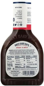 Sweet Baby Rays Sweet 'n Spicy 18 oz Barbecue Sauce w/Exit 28 Bargains Sticker