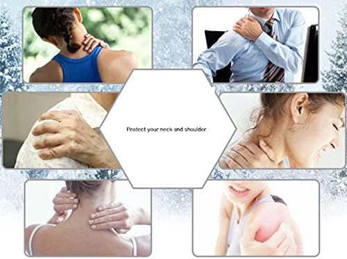 Shoulder Warmer Neck Warmer Sleeveless Vest Arthritis Relief, Thick Warm Waistcoat for Neck and Shoulders Pain Relief, One Size for Men and Women