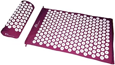 Massage Cushion Acupuncture mat Relieve Stress Back Body Pain Spike Acupressure Massager Mat(Green)