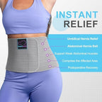 Umbilical Hernia Belt - For Men and Women – Abdominal Hernia Binder for Belly Button Navel Hernia Support, Helps Relieve Pain - for Incisional, Epigastric, Ventral, & Inguinal Hernia