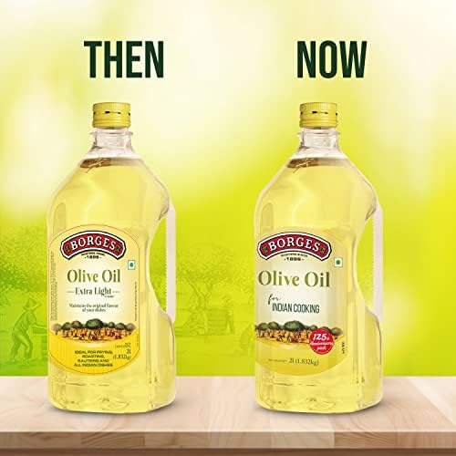 Borges Olive Oil Extra Light Flavour, 2 Liters