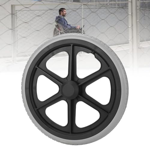 Replacement Wheels, Wheelchair Wheel 14 Inch 350x30mm Wheelchairs Solid Caster Walker Tire 12mm Inner Hole Rollator Wheel