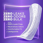Always Discreet Adult Incontinence Pads for Women, Drier, 6 Drop Long Length, Extra Heavy Absorbency, Pads for Bladder Control Management, Bladder Leaks, & Postpartum Pads, 45ct
