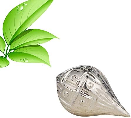 DHRUVS COLLECTION 925 Pure Silver Single Piece Nariyal/Coconut for Pooja and Gift Purpose - 5 Gram