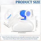 Portable Urinals for Men, 2000ml Urinal Bottles, Spill Proof Male Portable Pee Bottle, Reusable Thicken Men's Potty, 59" Long Tube with Lid for Camping Car Travel Bed Emergency Device