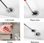Drain Snake,79 inch Flexible Grabber Claw Pick Up Reacher Tool,Drain Clog Remover - Gutter Cleaning Tools for Home Sink, Bathroom Tub,Drain, Toilet, Tight Spaces
