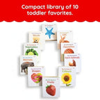My First Library – Box Set of 10 Board Books for Babies & Toddlers (Ages 1–3) | Early Learning ABC, Numbers, Colors, Shapes, Animals & More | Illustrated Educational Gift Set for Kids & Preschoolers