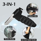 SHIAWASENA Car Handle Assist for Elderly - 3 in 1 Car Door Handle, Adjustable Standing Aid Safety Grab Handle, Handicap Accessories for Daily Living, Automotive Door Assist Handles, 2 Sets