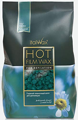 ItalWax Azulene - Hard Stripless Wax Beads 2.2 lbs. - 1 kg. Bag
