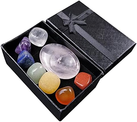 Palm Pocket Stones Tumbled Thumb Scrapping Plate Natural Gemstones Sets for Sleep Relaxation Stress Anxiety Relief-Dark Khaki
