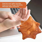 Wooden Palm Relaxing Spiky Hand Massage Balls for Elderly Acupoint Massage