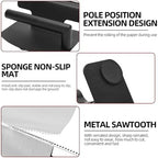 Highlighting Foil Dispenser, Salon Tool for Efficient Aluminum Foil Cutting and Hair Foil Applications, Dispenser Foil Cutting Tool Silver Foil for Salon Barber