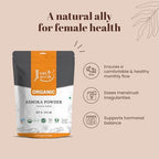 100% Organic Ashoka Bark Powder (Saraca Indica) 1/2 LB, 08 oz, 227g USDA Certified Organic- Biodegradable Resealable Zip Lock Pouch