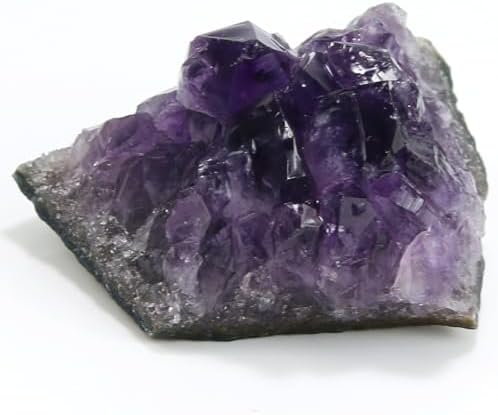 Amethyst Crystal Rock, Real Amethyst Stone, Natural Purple Crystals and Healing Stones, Amathesis Crystal Cluster Geode, Amatista Piedra Natural, Cuarzos Originales De Energia Y Piedras(0.12LB)