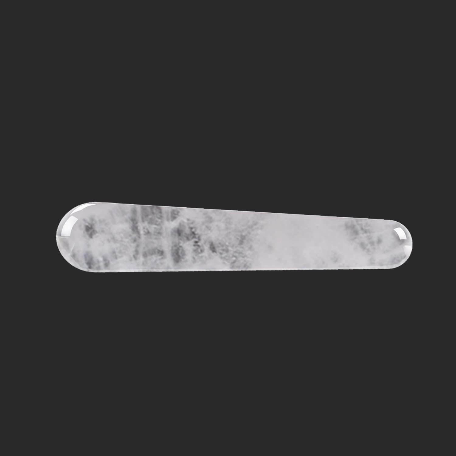 MYMEO Rose Quartz Yoni Wand Natural White Crystal Wand Obsidian Yoni Natural Stone,Rock Quartz